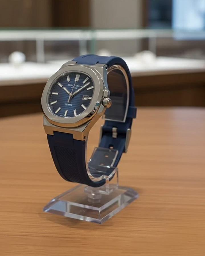 ساعت مردانه PATEK PHILIPPE ( سورمه ای ) کد 6507 - Image 4