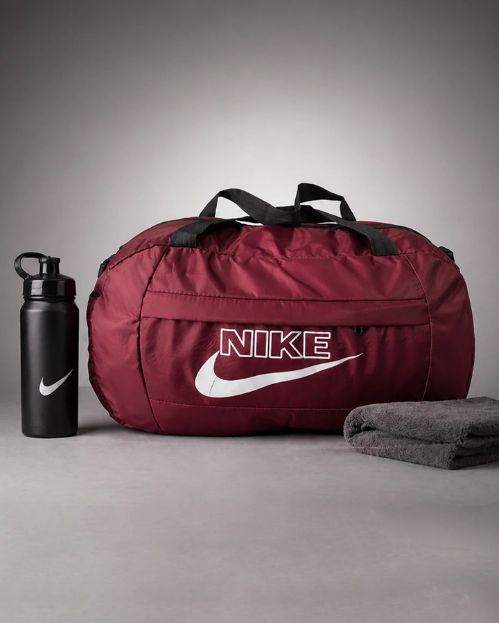 ساک ورزشی مدل NIKE ( زرشکی )کد 6515 - Image 4