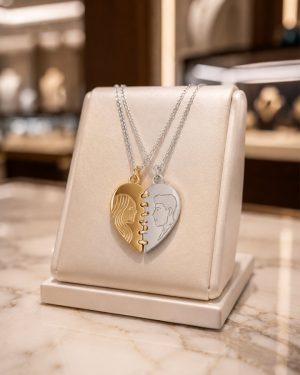ست گردنبند Love مگنتی کد6542