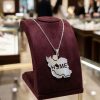 گردنبند HOME طرح نقشه ایران کد 6537