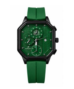 Alternative view of ساعت HUBLOT طرح سه موتوره (سبز) کد 6558