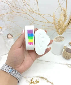 کوکتل طرح ابر رنگین کمان 80 گرم فوق العاده با کیفیت با جوشش بالا (طرح لبخند)