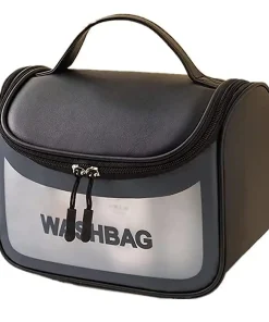 Alternative view of کیف آرایشی واشبگ بیضی مشکی سایز بزرگ  WASHBAG