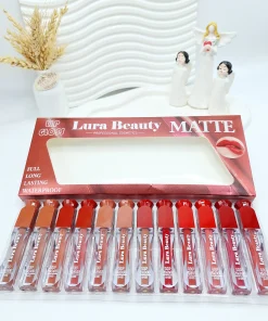 پک رژ مایع 12 تایی برند Lura Beauty کد 6672