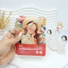ماسک ورقه ای آبرسان رایحه گل رز طرح دختر برند SADOER کد 6490
