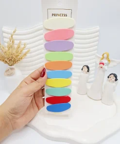 گیره تق تقی فانتزی بیضی برند PRINCESS