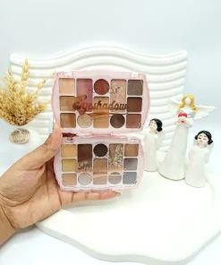 پالت سایه چشم 12 رنگ هدی موجی مدل Glam Shimmer کد ES 738