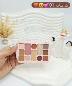 Alternative view of پالت سایه چشم 12 رنگ هدی موجی مدل Glam Shimmer کد ES 738