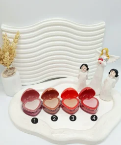 Alternative view of هایلایتر و رژگونه دو طبقه برند Billion Beauty مدل قلبی  کد 0338