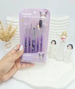 ست براش 6 تیکه کرومی جذاب  کد 8802