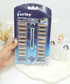 پک ژیلت و تیغ 20 عددی Curley کد 7093