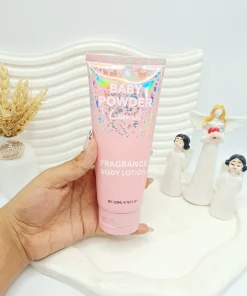 لوسیون بدن شاین دار هلویی برند POWDER BABY کد 0156