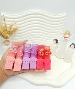 بالم لب حرارتی خرسی و گیلاسی جذاب برند هدی بیوتی کد 6680