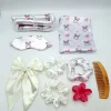 🌸✨️ست ساتن ال اکیس درجه ۱ خارجی مراقبت پوست و مو لوکس کیفیت دوخت بی نظیر 9 تیکه ( طرح خرگوش)🐇🥹