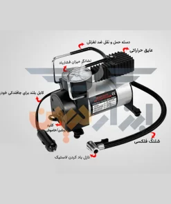 پمپ باد فندکی مدل compressor -DC12