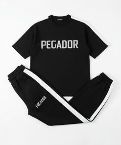 ست تیشرت و شلوار مردانه بنگال کش مدل Pegador-مشکی
