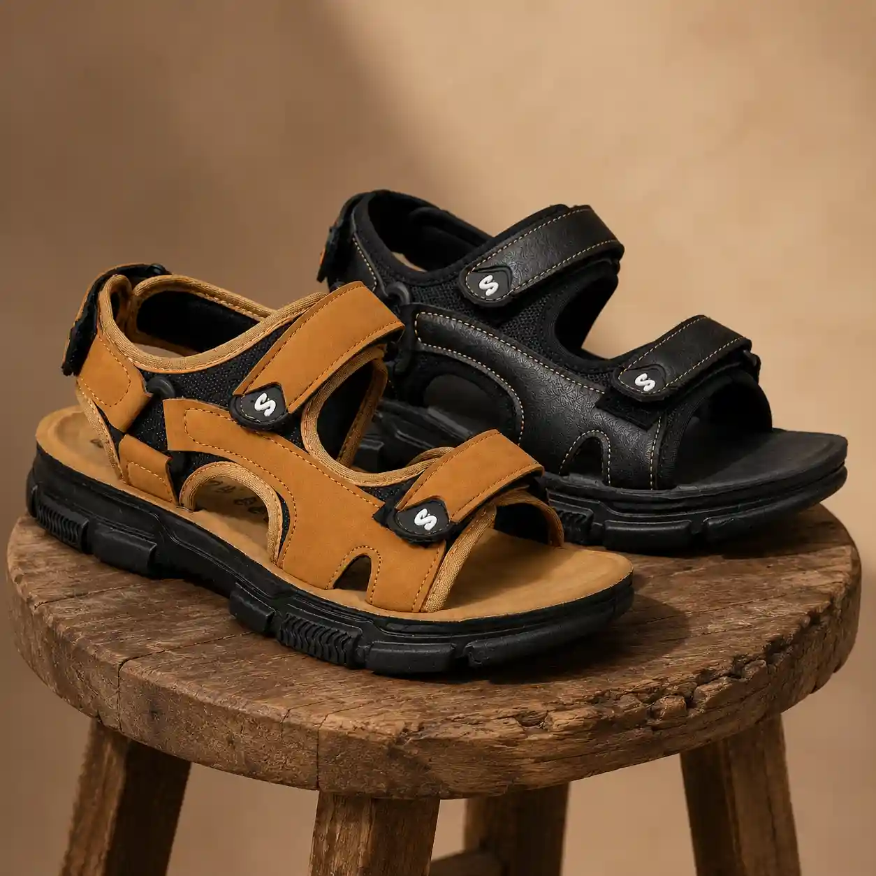 کفش صندل مردانه تابستانی مدل Sina Shoes -مشکی - Image 6