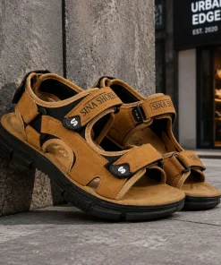 Alternative view of کفش صندل مردانه تابستانی مدل Sina Shoes -عسلی