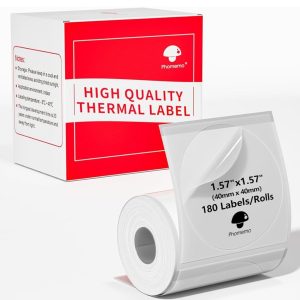 لیبل پرینتر حرارتی سایز 40×40 گرد