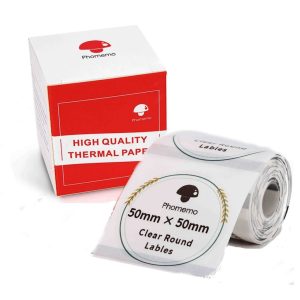 لیبل پرینتر حرارتی سایز 50×50 گرد
