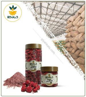 گلنار فارسی خشک یا پودری بسته بندی