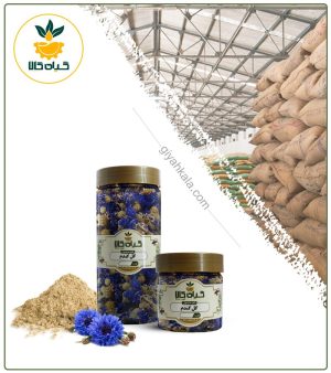 گل گندم خشک یا پودری بسته بندی