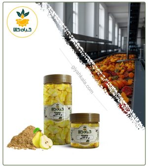 برگه گلابی بسته بندی