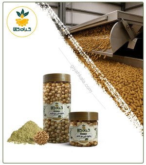نخودچی بوداده بسته بندی