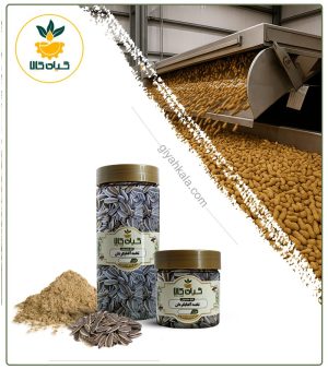 تخمه آفتابگردان بوداده بسته بندی