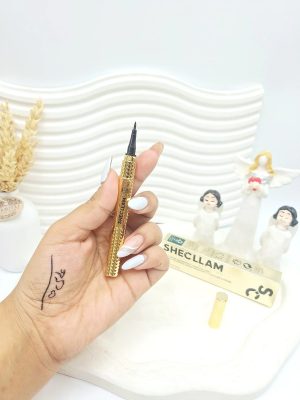 خط چشم ماژیکی ضد آب و مات شیگلم کارتن طلایی کد 5009