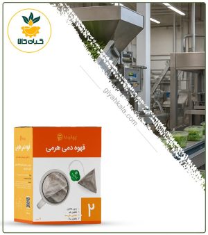 قهوه دمی هرمی کافئین متوسط (بسته 6 عدد)