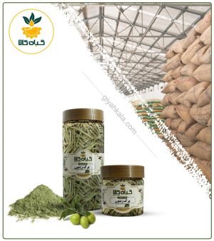 برگ زیتون خشک یا پودری بسته بندی