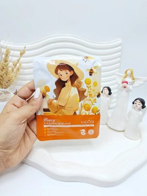 ماسک ورقه ای آبرسان رایحه عسل طرح دختر برند SADOER کد 7503