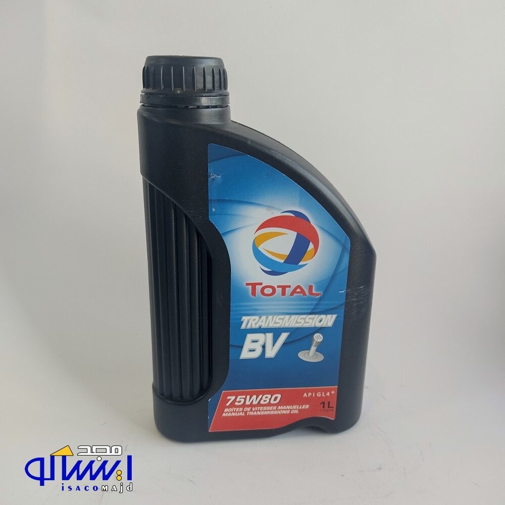 روغن گیربکس پژو 405 75W80 برند توتال شرکتی ایساکو اصل 0770301402