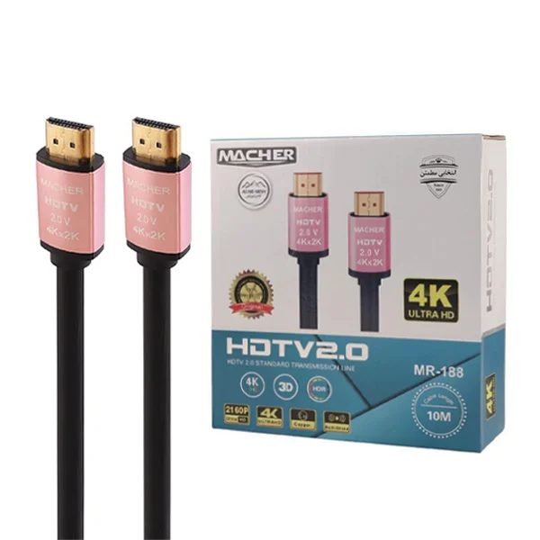 کابل 10 متری HDMI MR188 مچر (Macher)
