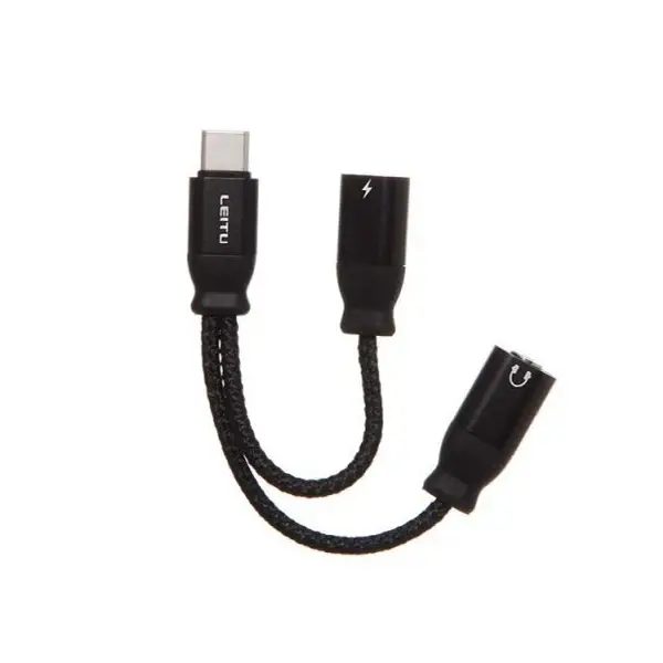 مبدل aux و type-c به type-c مدل LC-C3 برند لیتو