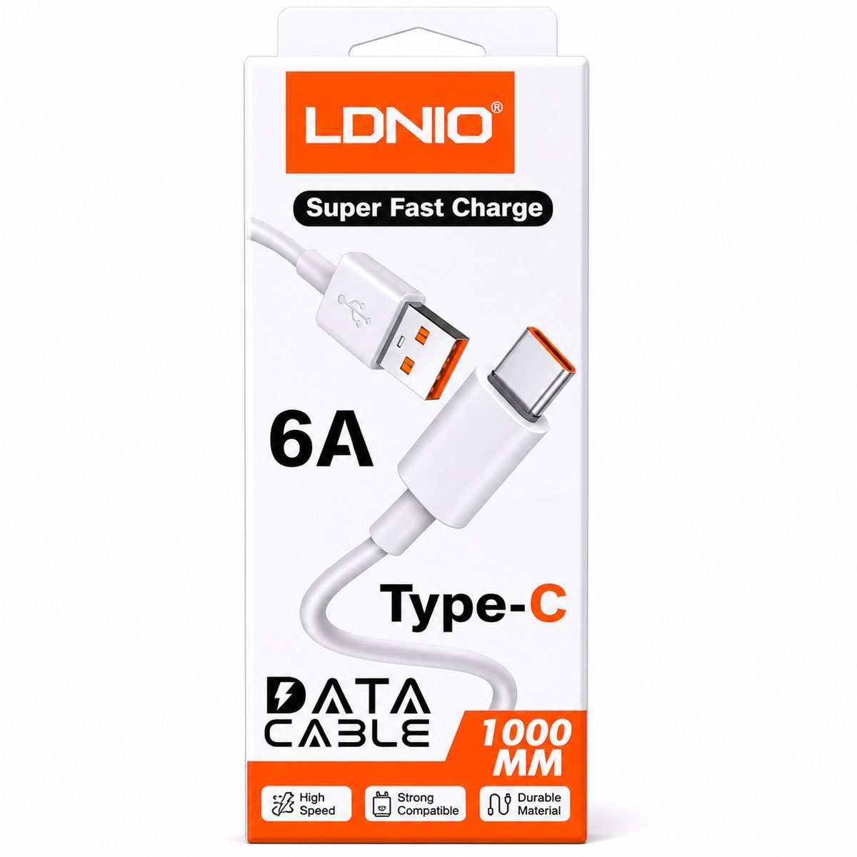 کابل 6 امپر Ldinio  type-c