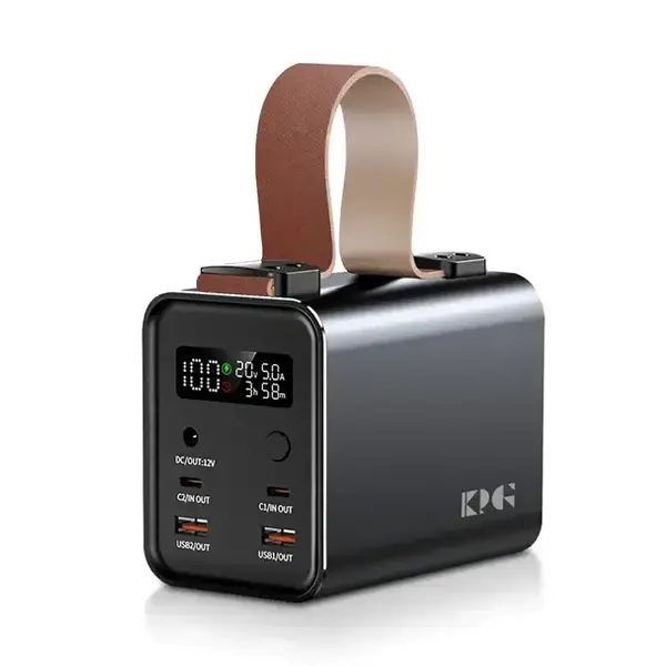 پاوربانک 60000 KPG مدل kg 600 (چراغ قوه دار)