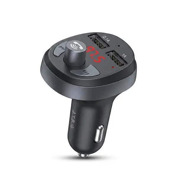 شارژر فندکی و اف ام پلیر بلوتوثی مدل CR-113 برند J.T.R