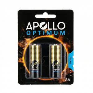 باطری قلمی الکالاین بسته 2 عددی مدل APOLLO OPTIMUM