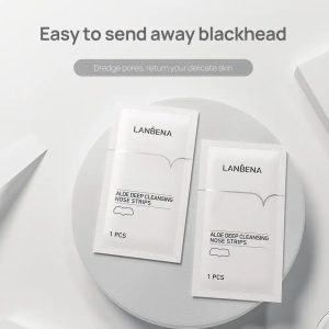 ماسک ورقه ای تکی بینی (رنگ سفید) پاک کننده عمیق لانبنا اصلی کد