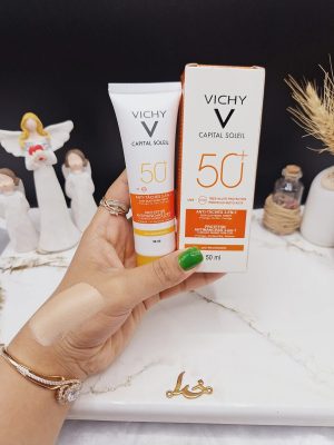 کرم ضد آفتاب رنگی جوانساز و ضد لک ویشی کاپیتال سولیل ویشی VICHY SPF50 کد 1826