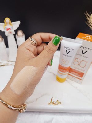 کرم ضد آفتاب رنگی جوانساز و ضد لک ویشی کاپیتال سولیل ویشی VICHY SPF50 کد 1826