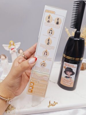 شانه رنگ مو رنگ مشکی طبیعی برند دکسی Dexe کد 4856