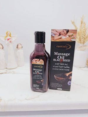 روغن ماساژ و تسکین دهنده درد عضلانی عصاره سیاهدانه برند مکس لیدی کد 7492