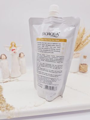 ماسک موی ساندیسی تقویتی برنج بیوآکوا حجم 400 گرم کد 09883