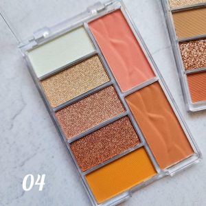 پالت 7رنگ رژ گونه و سایه چشم عطری اورجینال Merrycolor کد MC1109