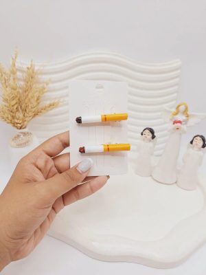 پک کارتی گیره مو طرح سیگار