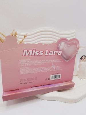 لیپ گلاس خیس قلبی برند Miss Lara کد 323