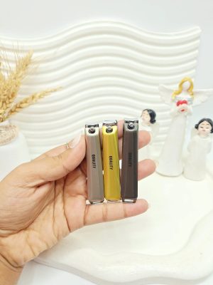 ناخن گیر حرفه ای QUALITY روکش استیل در 3 رنگ